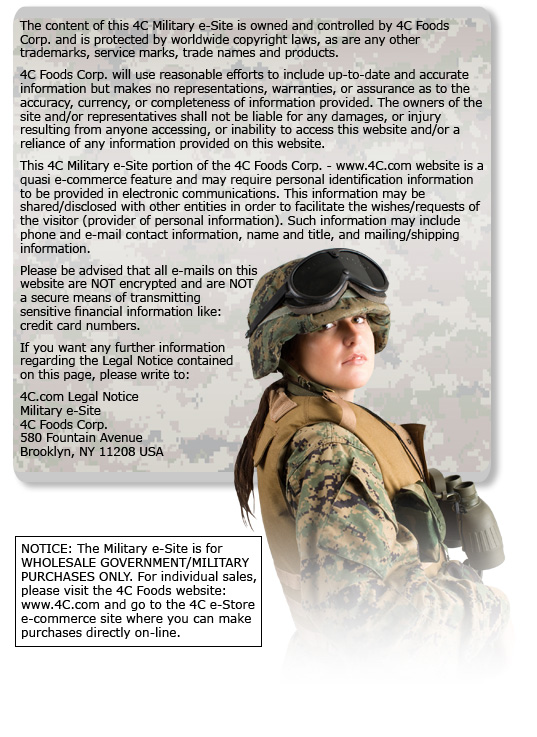 military legal notice content