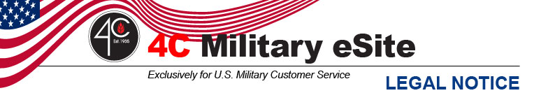 military legal notice head