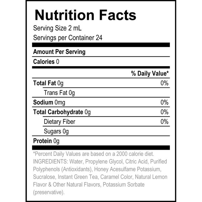 Green Tea Liquid Water Enhancer 4C Foods