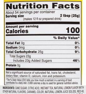 Twisted Tea Nutrition Facts  