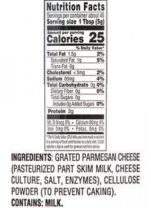 Parmesan Jar - 4C Foods